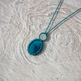 Apatite & Clear Quartz Mystic Duet necklace