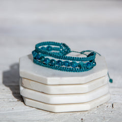 Apatite Earthy Embrace Stone Bracelet