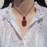 Auralite 23 & Amethyst Mystic Duet necklace