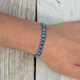 Blue Lace Agate Bling Bijou bracelet