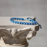 blue lace agate bling bijou bracelet