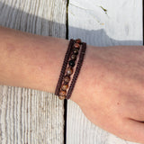 Brown Agate Earthy Embrace bracelet