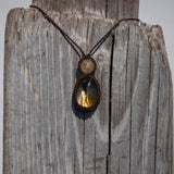 Citrine & Rutilated Quartz Mystic Duet Necklace