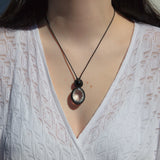 Clear Quartz & Shungite Mystic Duet Necklace