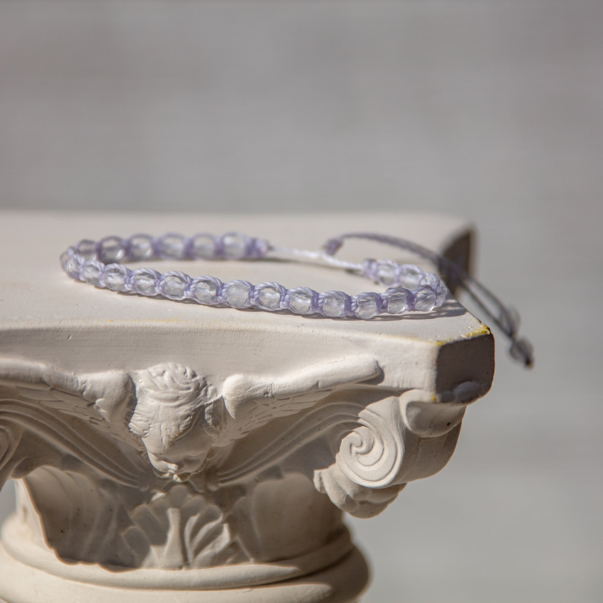 clear quartz bling bijou bracelet