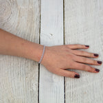 clear quartz bling bijou bracelet