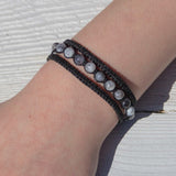 Dendritic Agate Earthy Embrace bracelet