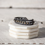 golden obsidian earthy embrace bracelet