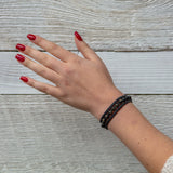 Golden Obsidian Earthy Embrace bracelet