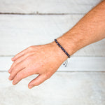 iolite beads bling bijou bracelet