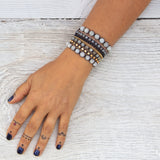 Rainbow Moonstone Never Too Much bracelet