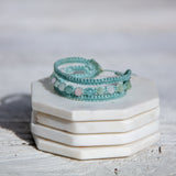 Morganite Earthy Embrace bracelet