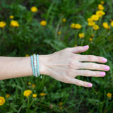 Morganite Earthy Embrace bracelet