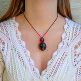 Onyx & Golden Obsidian Mystic Duet necklace
