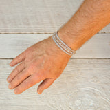 Clear Quartz Earthy Embrace bracelet