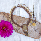 golden royalty fifth chakra choker necklace