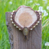 Golden Royalty Fifth Chakra's choker necklace