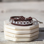 selenite gemstone earthy embrace bracelet