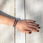 selenite earthy embrace bracelet