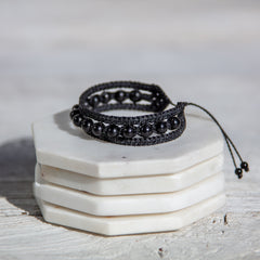 shungite earthy embrace bracelet