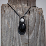 Shungite & Howlite Mystic Duet Necklace