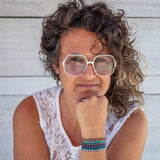 White Moonstone Bling Bijou bracelet