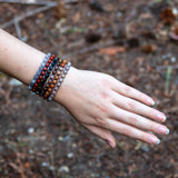 Brown Agate Bling Bijou bracelet