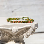 unakite bling bijou bracelet