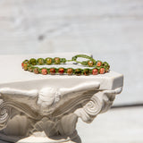 unakite bling bijou bracelet