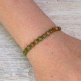 Unakite Bling Bijou bracelet