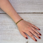 unakite bling bijou bracelet piece