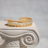 White Moonstone Earthy Embrace bracelet