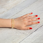 white moonstone earthy embrace bracelet