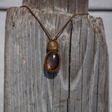 Yellow Sapphire & Rutilated Quartz Mystic Duet Necklace