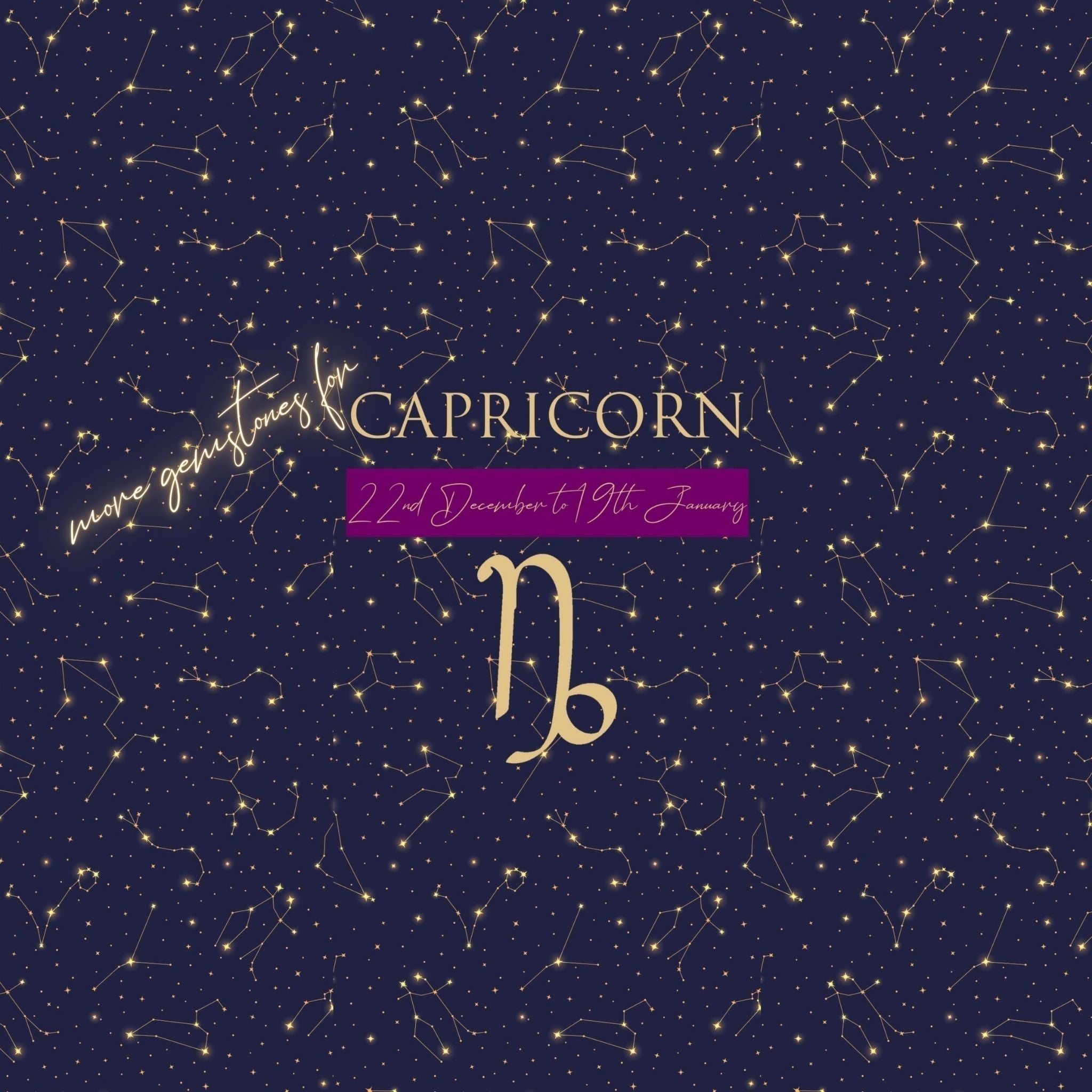 Capricorn SPOTLIGHT: Additional Compatible Stone Allies
