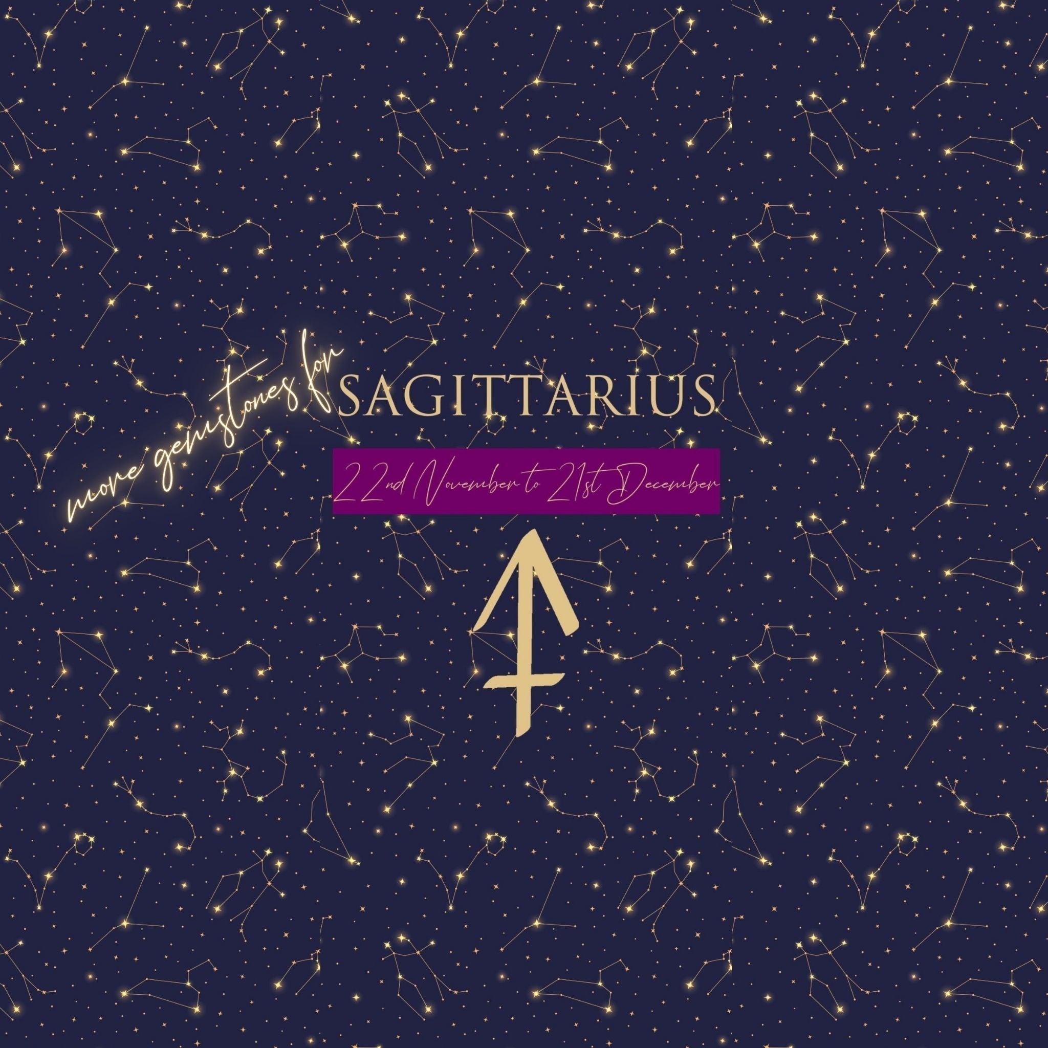 SAGITTARIUS SPOTLIGHT: Additional compatible stone allies