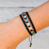 Abalone Earthy Embrace bracelet