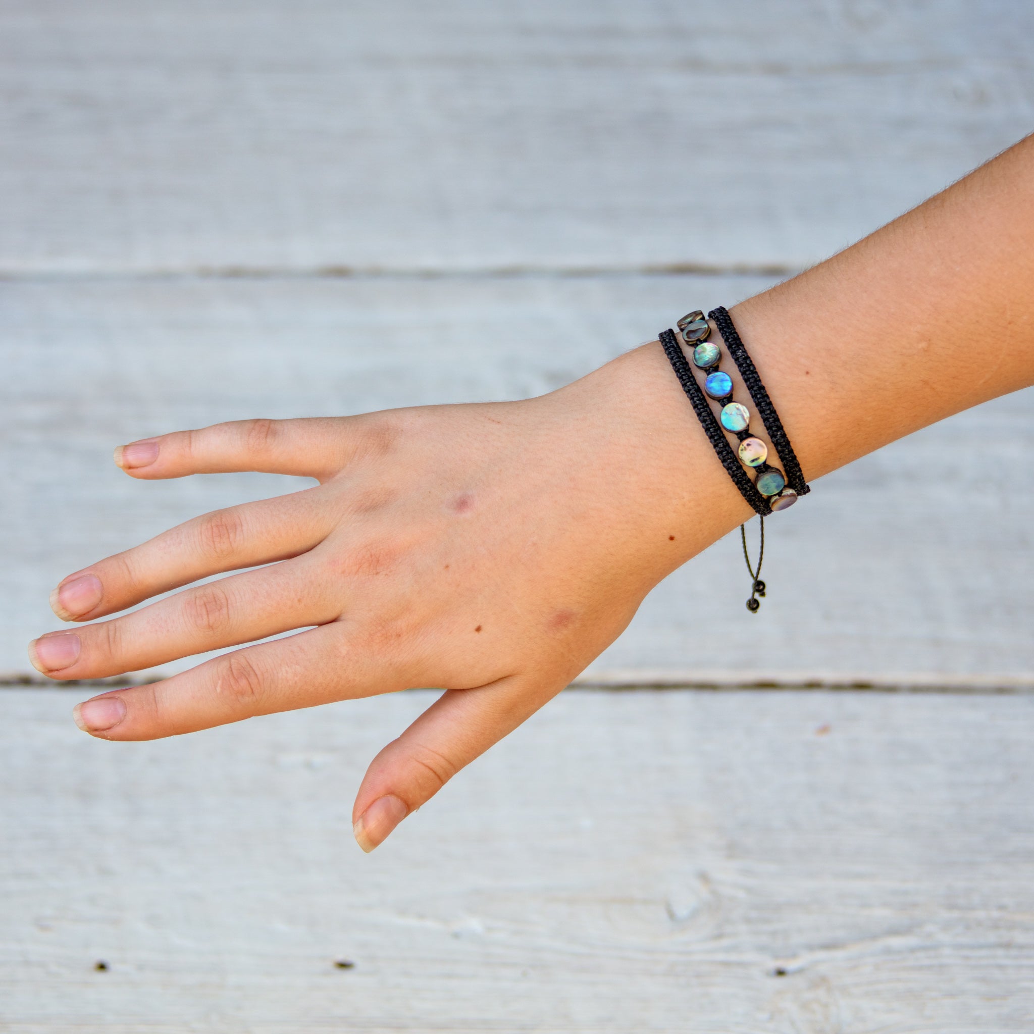 abalone earthy embrace bracelet