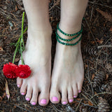 African Jade Fairy Dance anklet