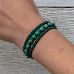 african turquoise stone bracelet