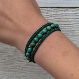 african turquoise stone bracelet