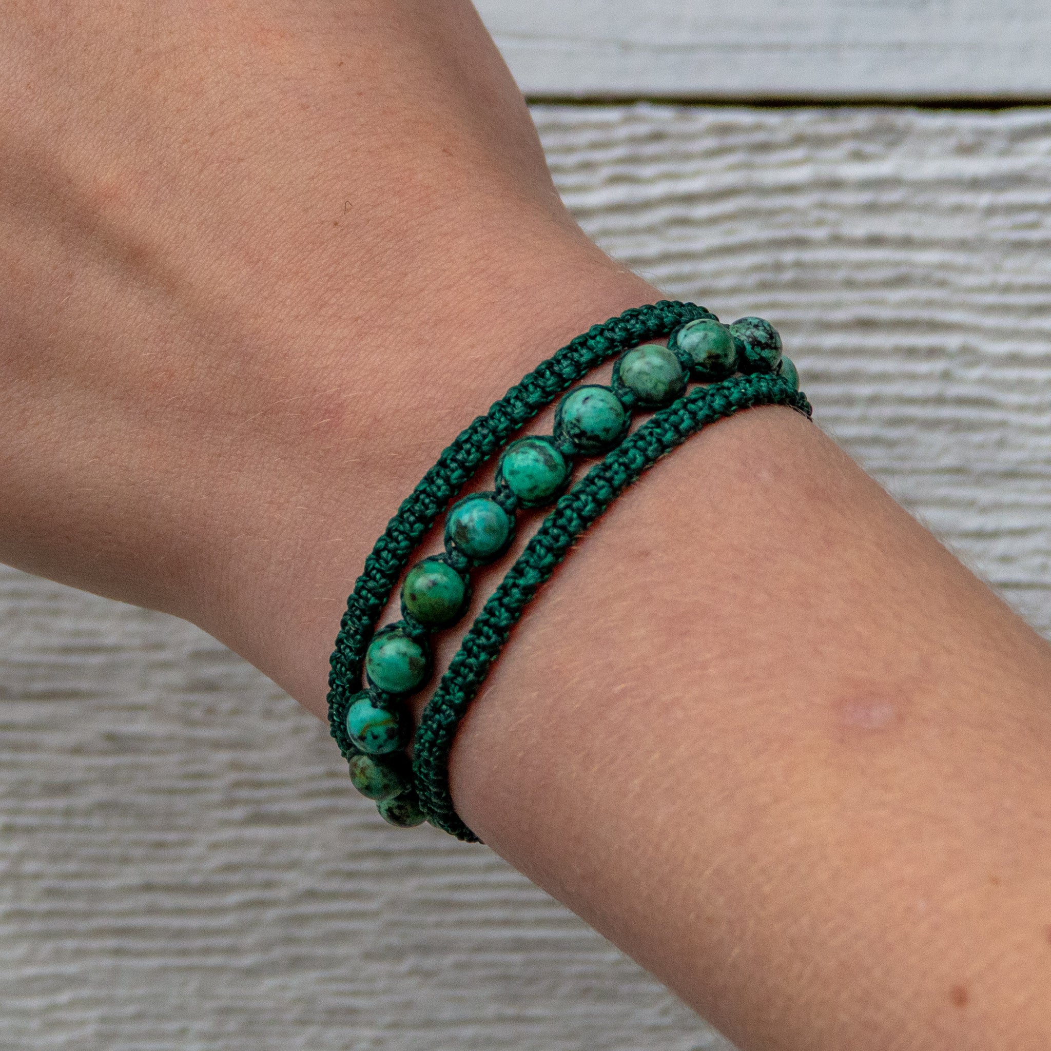african turquoise stone bracelet