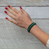 African Turquoise Earthy Embrace bracelet