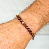 Brown Agate Bling Bijou bracelet