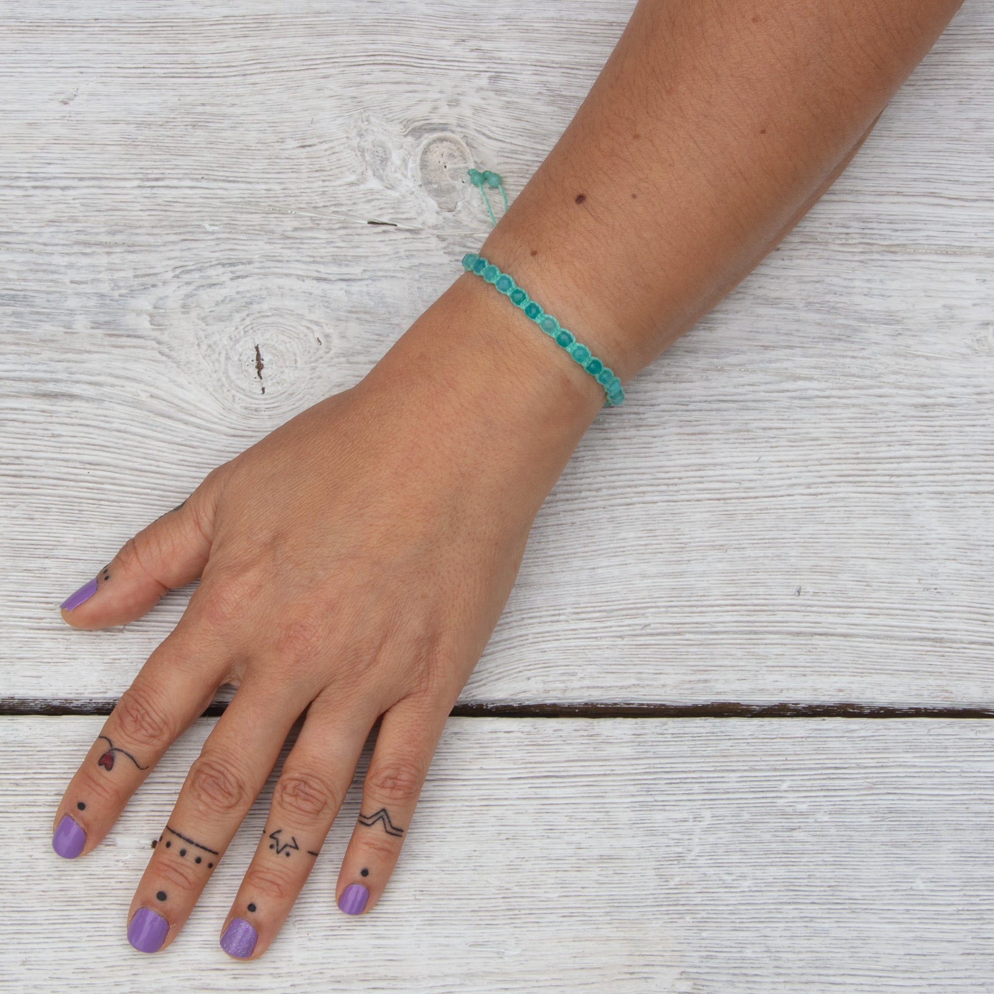 amazonite bling bijou bracelet