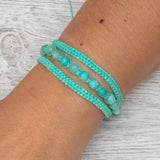 Amazonite Earthy Embrace bracelet