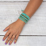 amazonite never too much bracelet