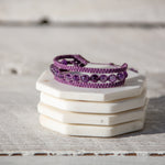amethyst earthy embrace bracelet