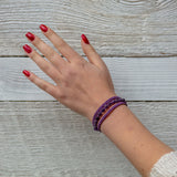 Amethyst Earthy Embrace bracelet