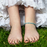 Aquamarine Fairy Dance anklet